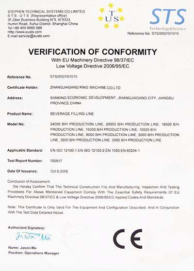 Verification Of Conformity Verification Of Conformity